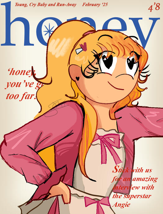 Angie in magazine style